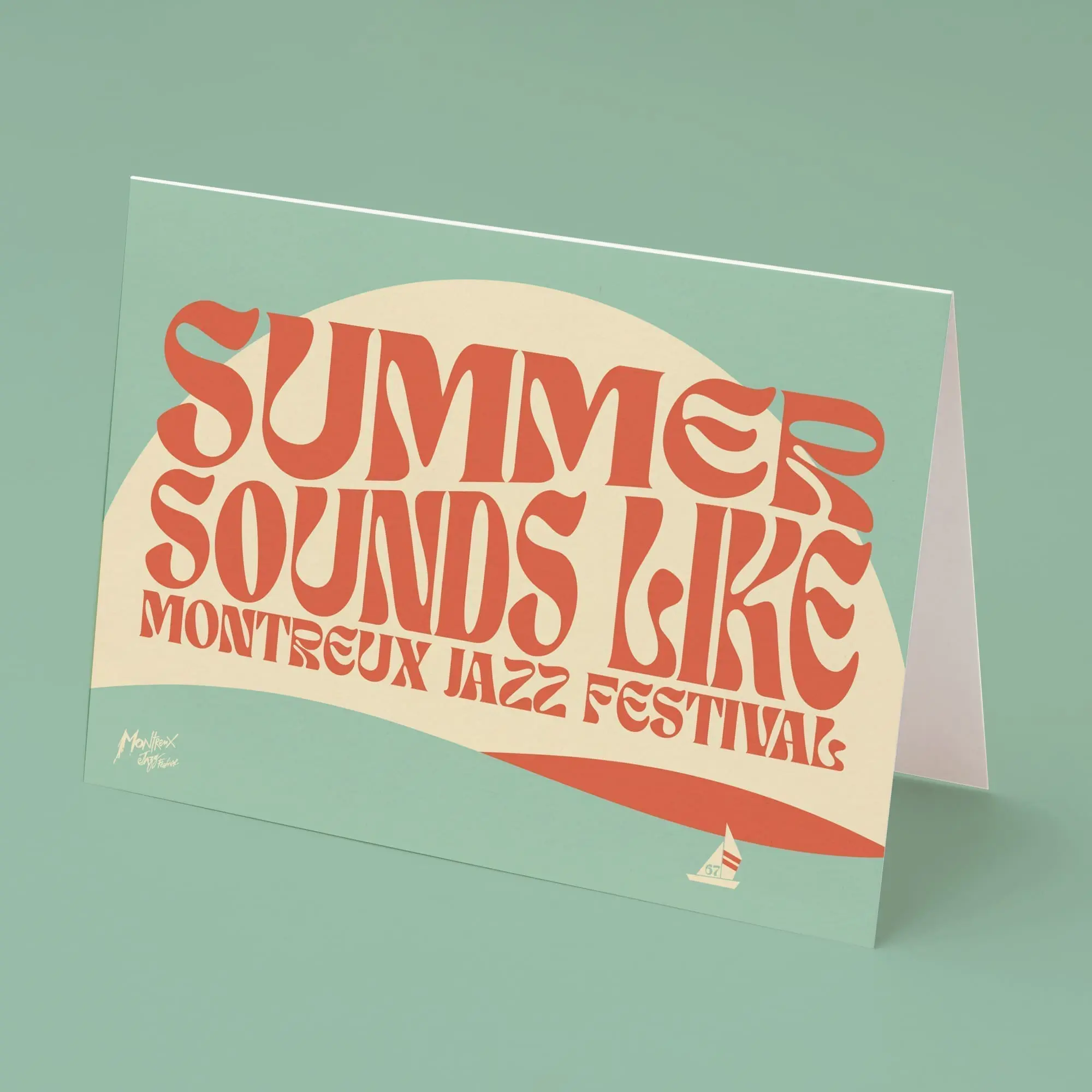 Summer Sounds Like Montreux Jazz Festival Card