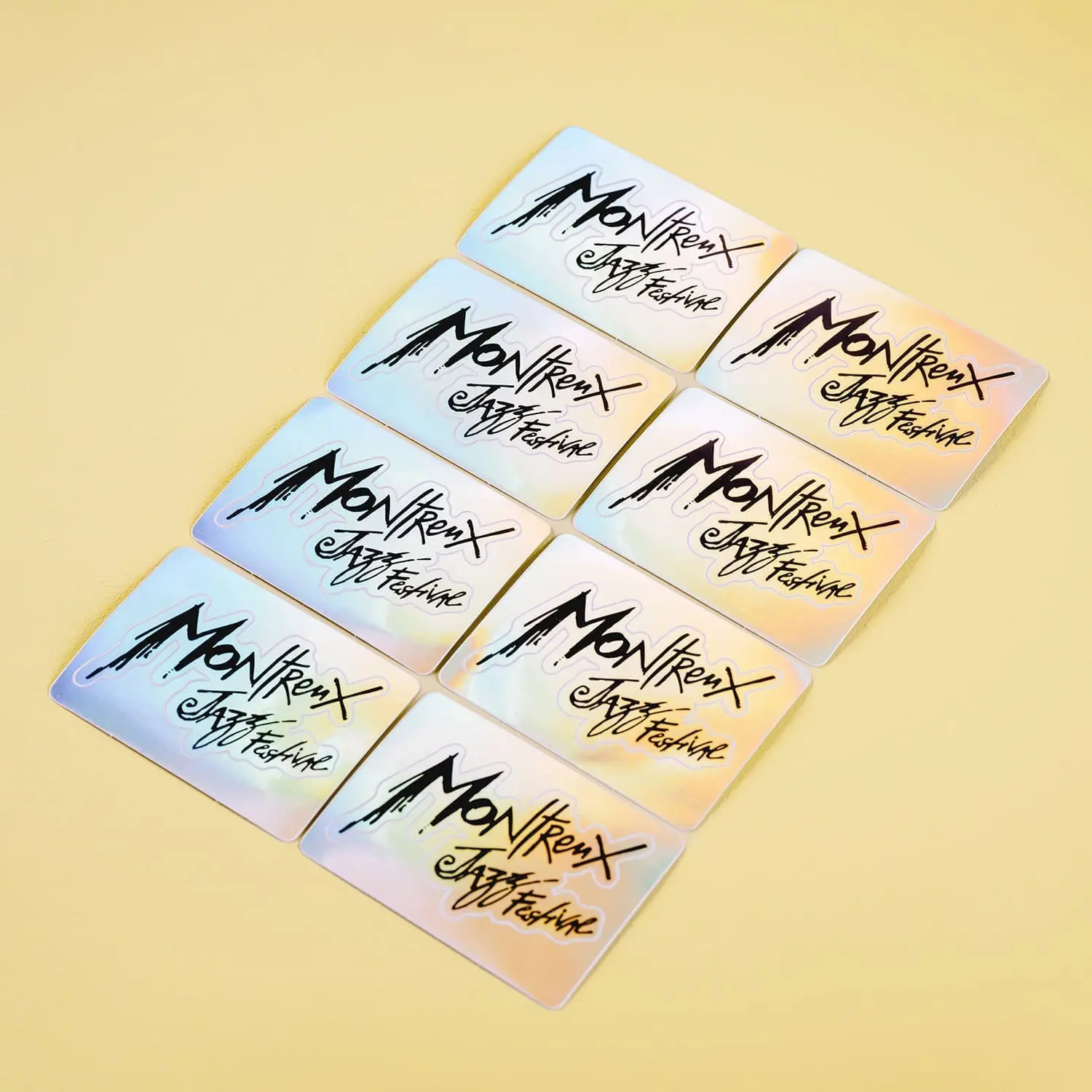 Holographic Sticker Montreux Jazz Festival