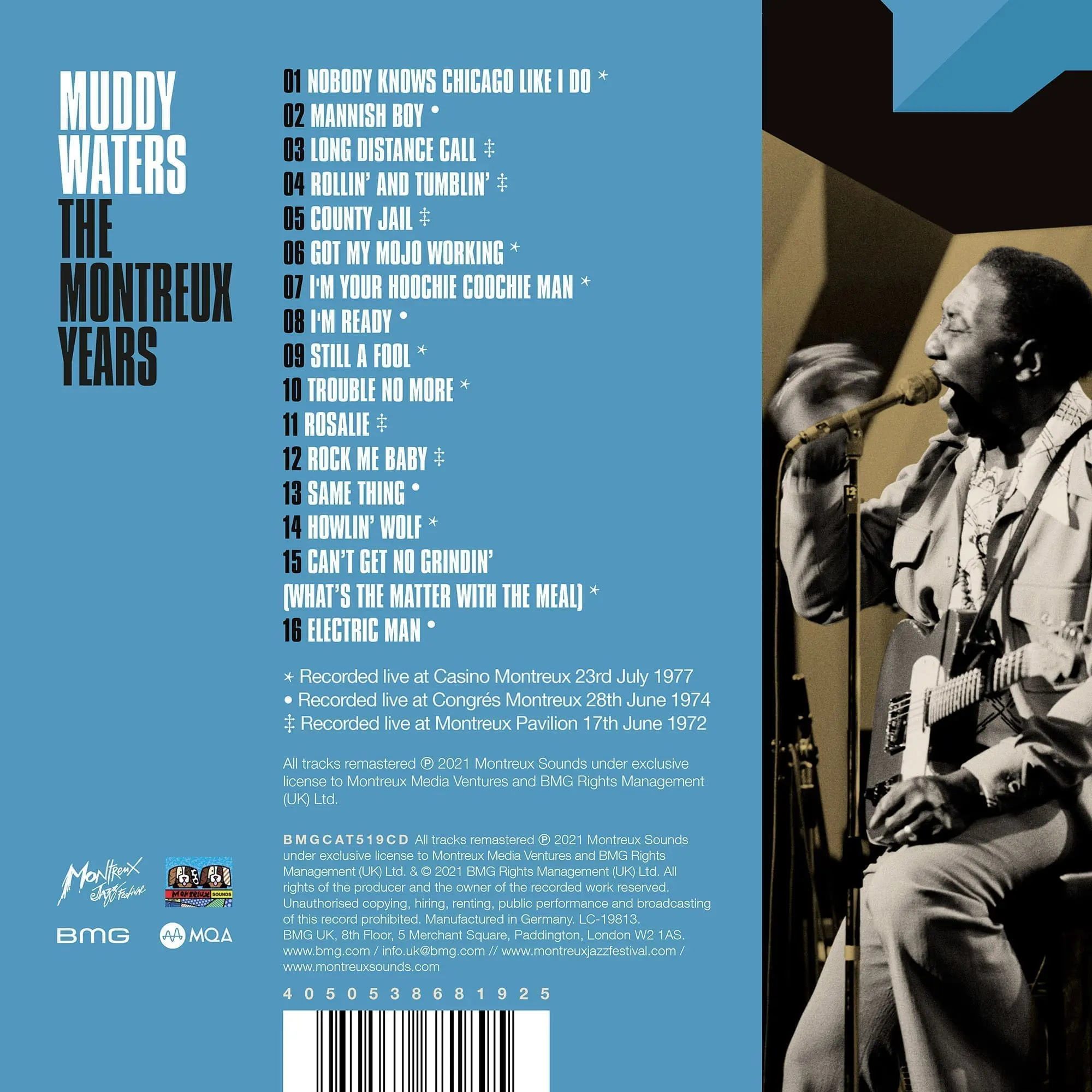 Muddy Waters, The Montreux Years, CD
