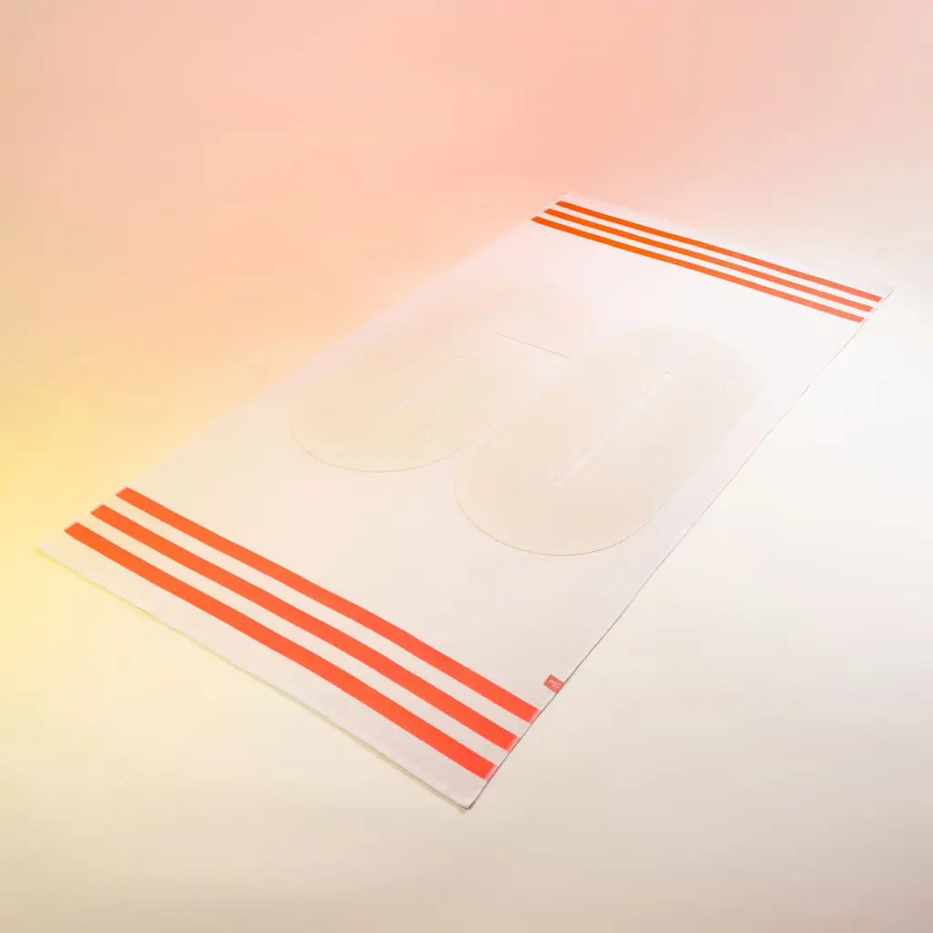 Serviette de plage 60, Corail Fluo
