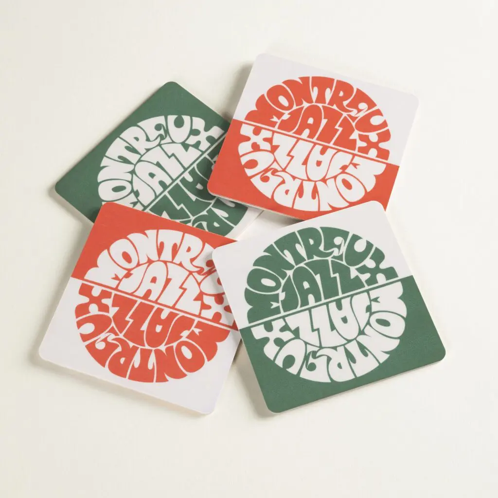 Sous-verres Vintage, Set de 4