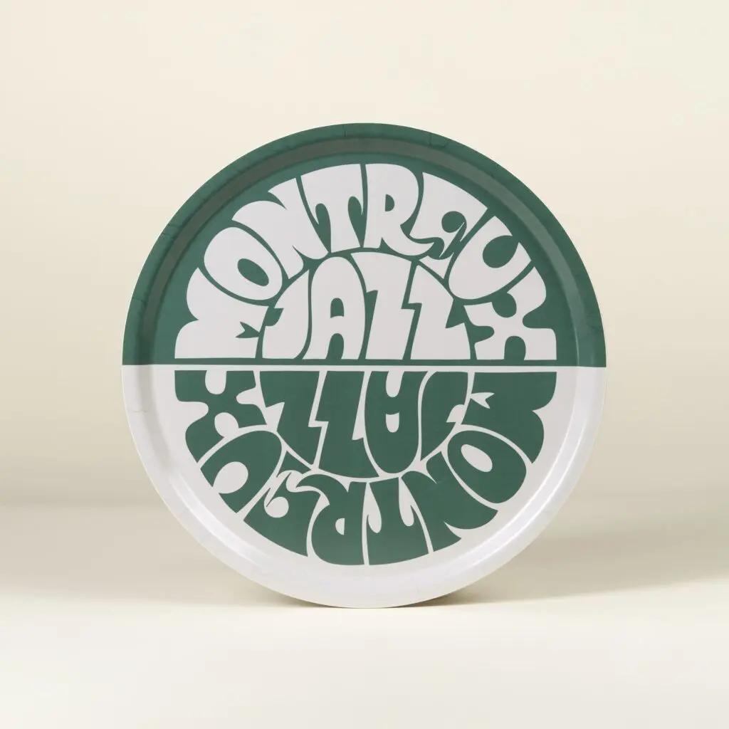 Plateau Vintage, Vert-Off White