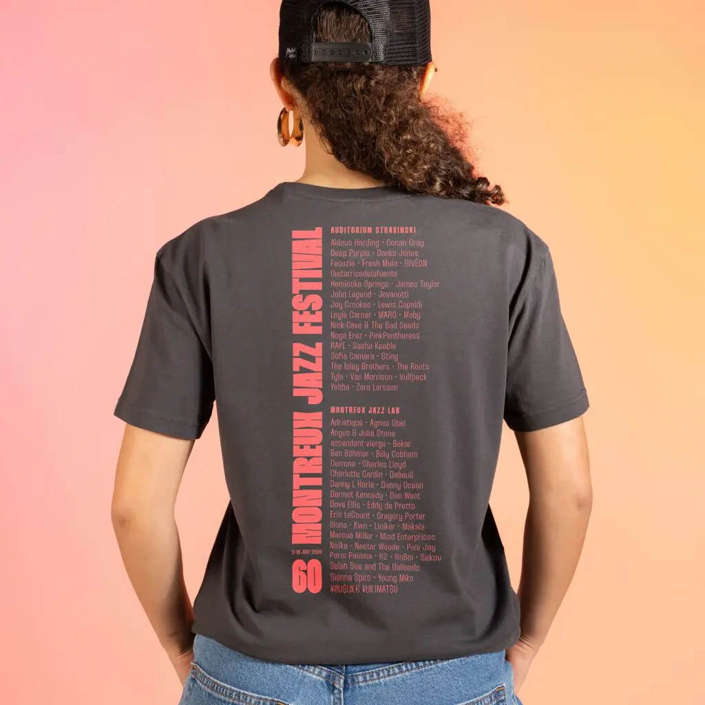 T-Shirt Lineup 2026, Montreux Jazz Festival
