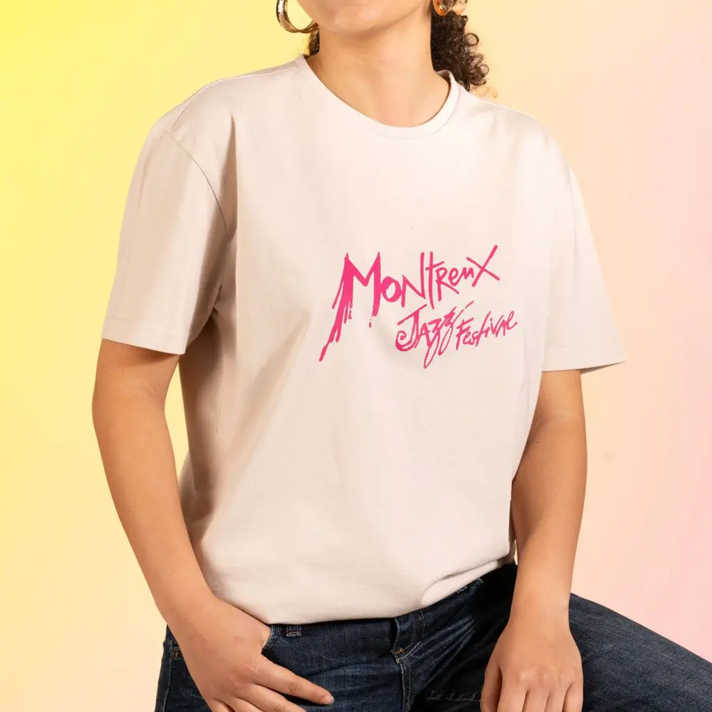 T-Shirt Montreux Jazz Festival, Sable-Grenat