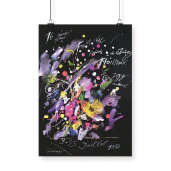 Poster Jean Tinguely, 1982 Montreux Jazz Festival 70x100cm