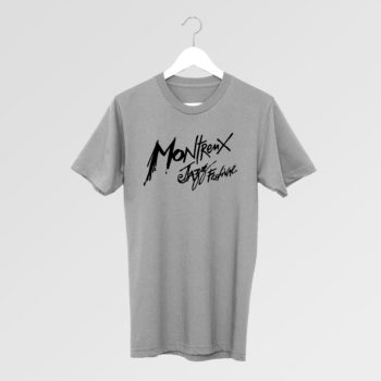 T-shirt Grey Logo Montreux Jazz Music Festival