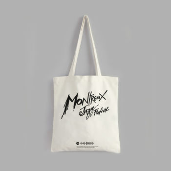 Tote Bag Beige Logo Noir Montreux Jazz Festival