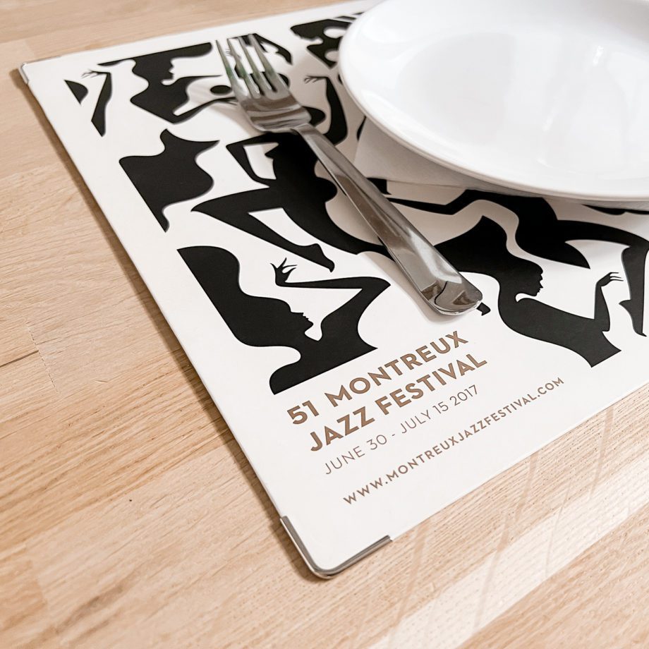 Set de table Malika Favre Montreux Jazz Music Festival