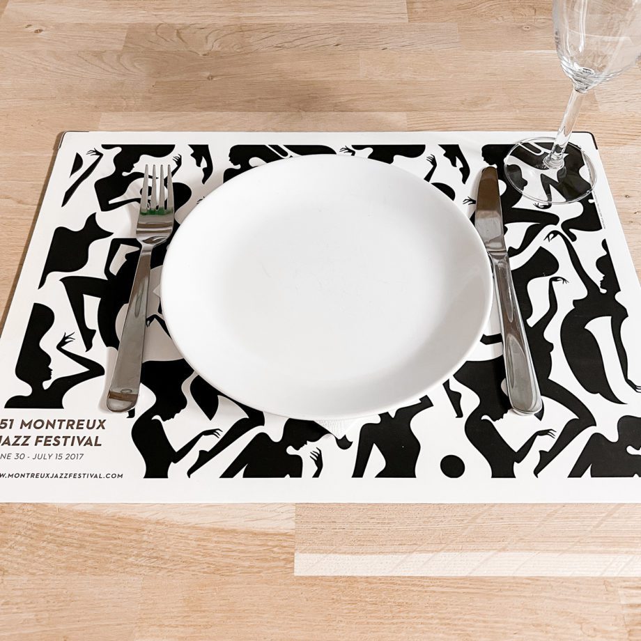 Set de table Malika Favre Montreux Jazz Music Festival