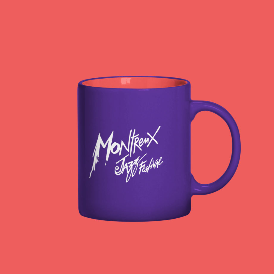 Mug Bicolore Violet Corail Montreux Jazz Music Festival