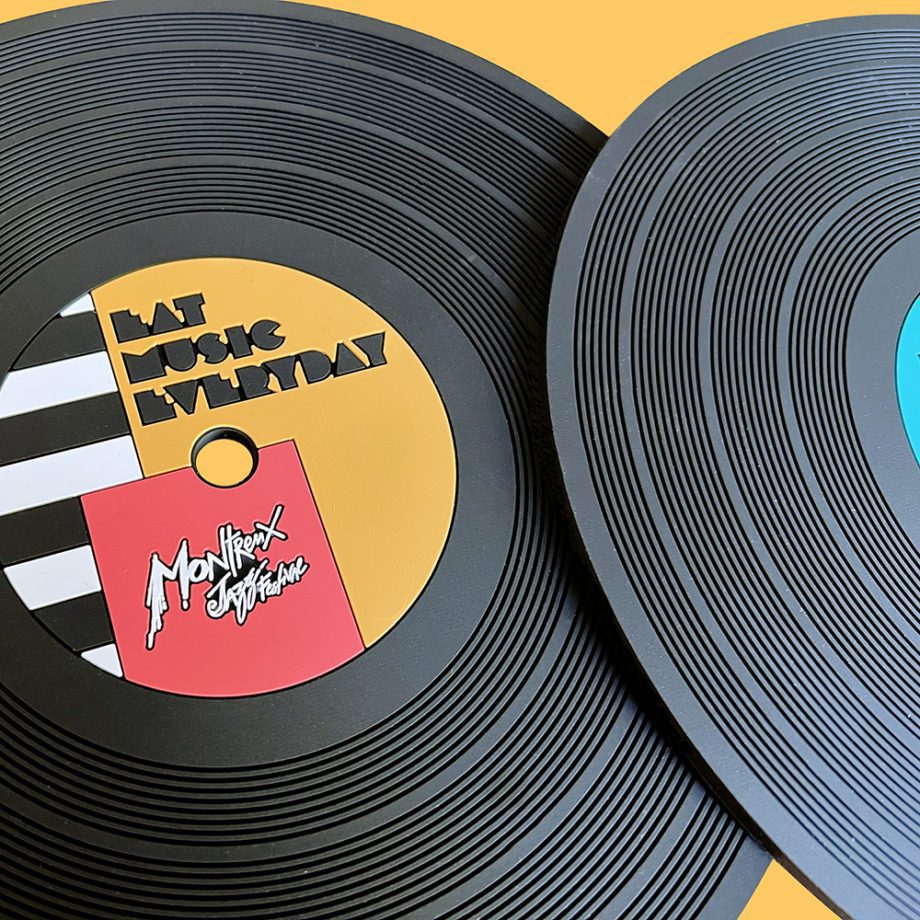 Sous plats silicone Camille Walala Montreux Jazz Music Festival