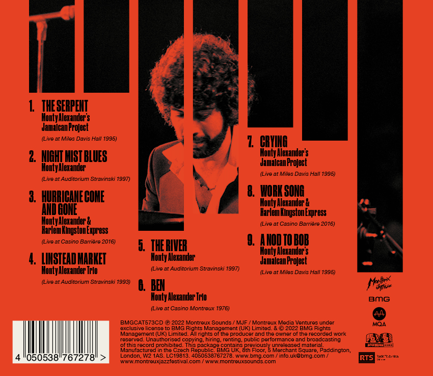 Monty Alexander CD The Montreux Years Vinyl Montreux Jazz Music Festival