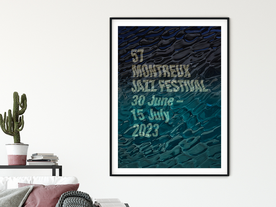 Poster Guillaume Grando Supakitch 70x100 Montreux Jazz Music Festival 2023 Poster Guillaume Grando Supakitch 70x100 Montreux Jazz Music Festival 2023