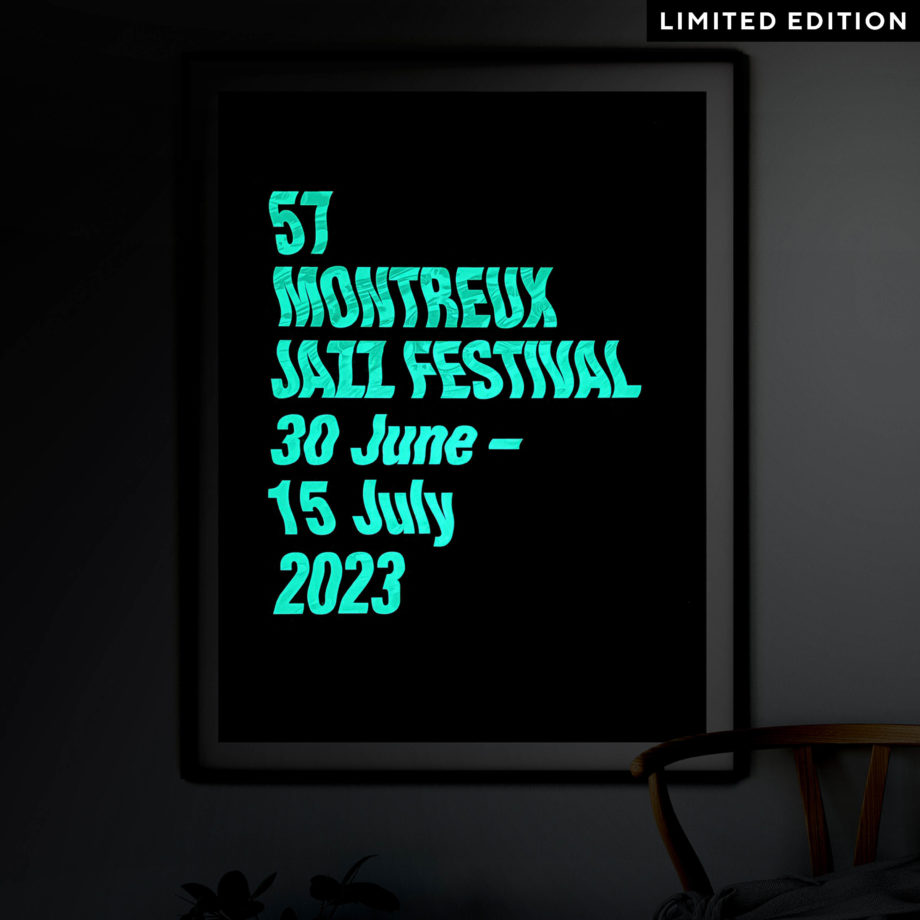 Affiche Supakitch Ed Limitee Phosphorescente Montreux Jazz Music Festival