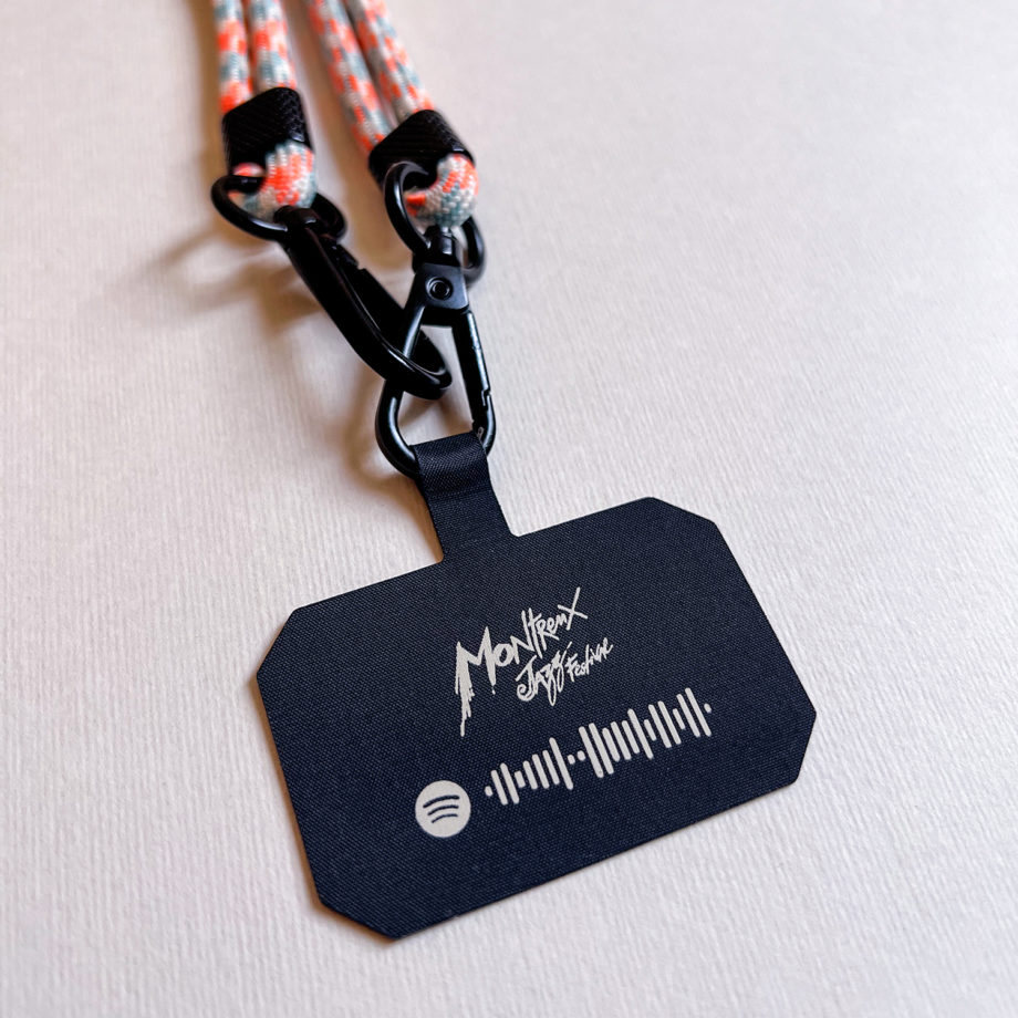 Mobile Strap Cordon tisse Montreux Jazz Music Festival