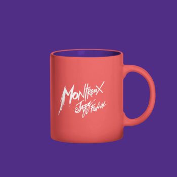 Mug Two-tone Coral and Purple Mug Montreux Jazz Music Festival