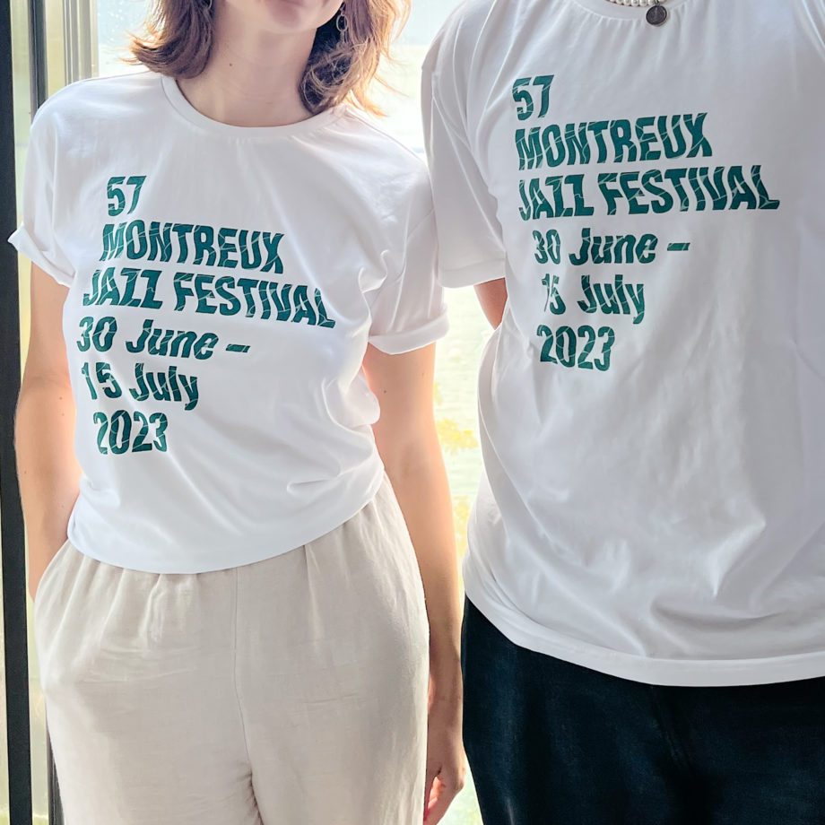 T-shirt Guillaume Supakitch Grando, 2023, white Montreux Jazz Music Festival