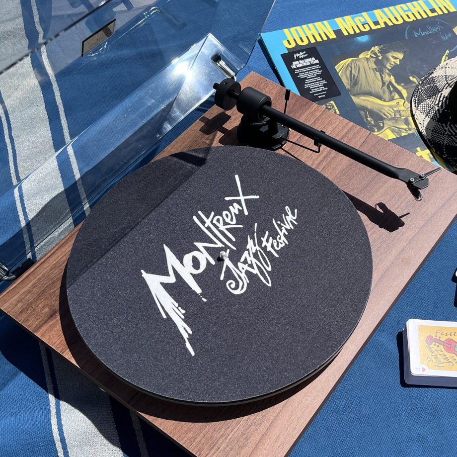 Slipmat Feutrine Vinyl Montreux Jazz Music Festival