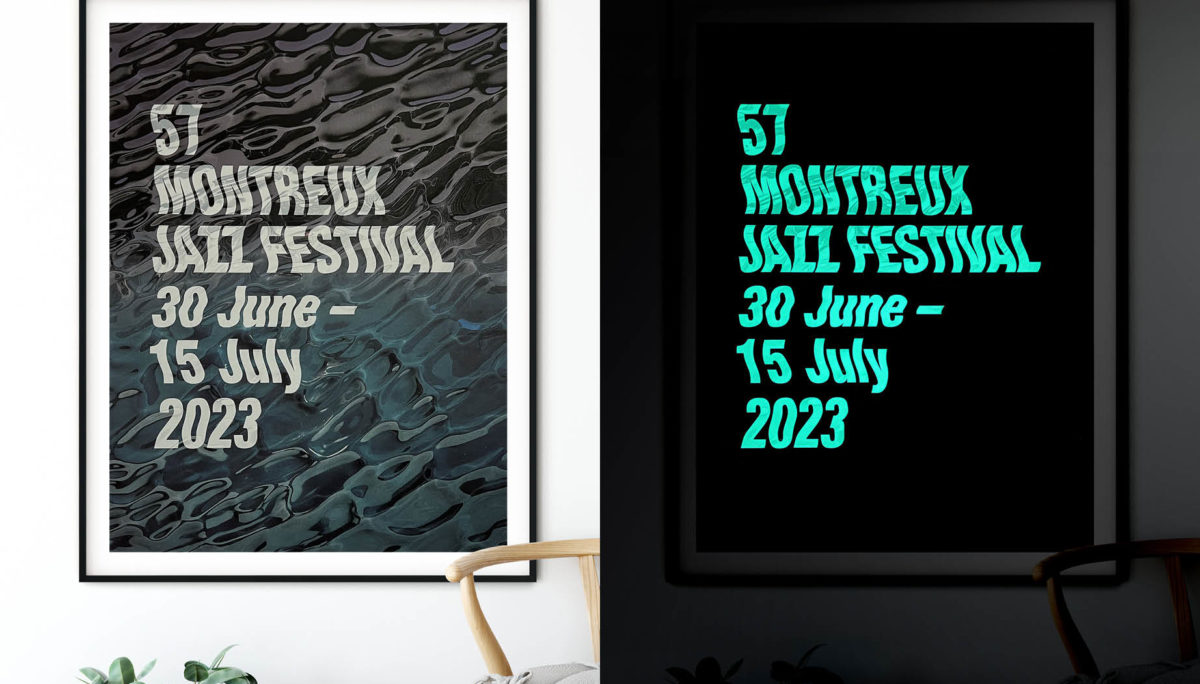 Poster Supakitch Limited Edition Day & Night Montreux Jazz Music Festival Poster Supakitch Limited Edition Day & Night Montreux Jazz Music Festival