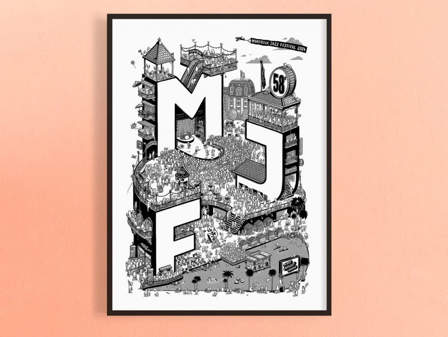 Poster Rylsee Montreux Jazz Music Festival 2024 Poster Rylsee Montreux Jazz Music Festival 2024