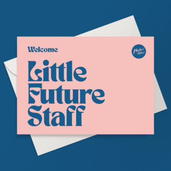 Carte de voeux Little Future Staff Montreux Jazz Music Festival
