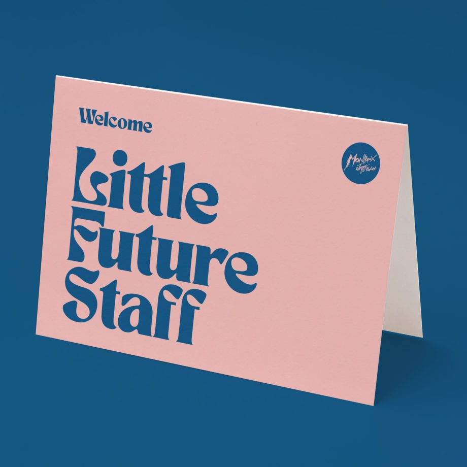 Carte de voeux Little Future Staff Montreux Jazz Music Festival