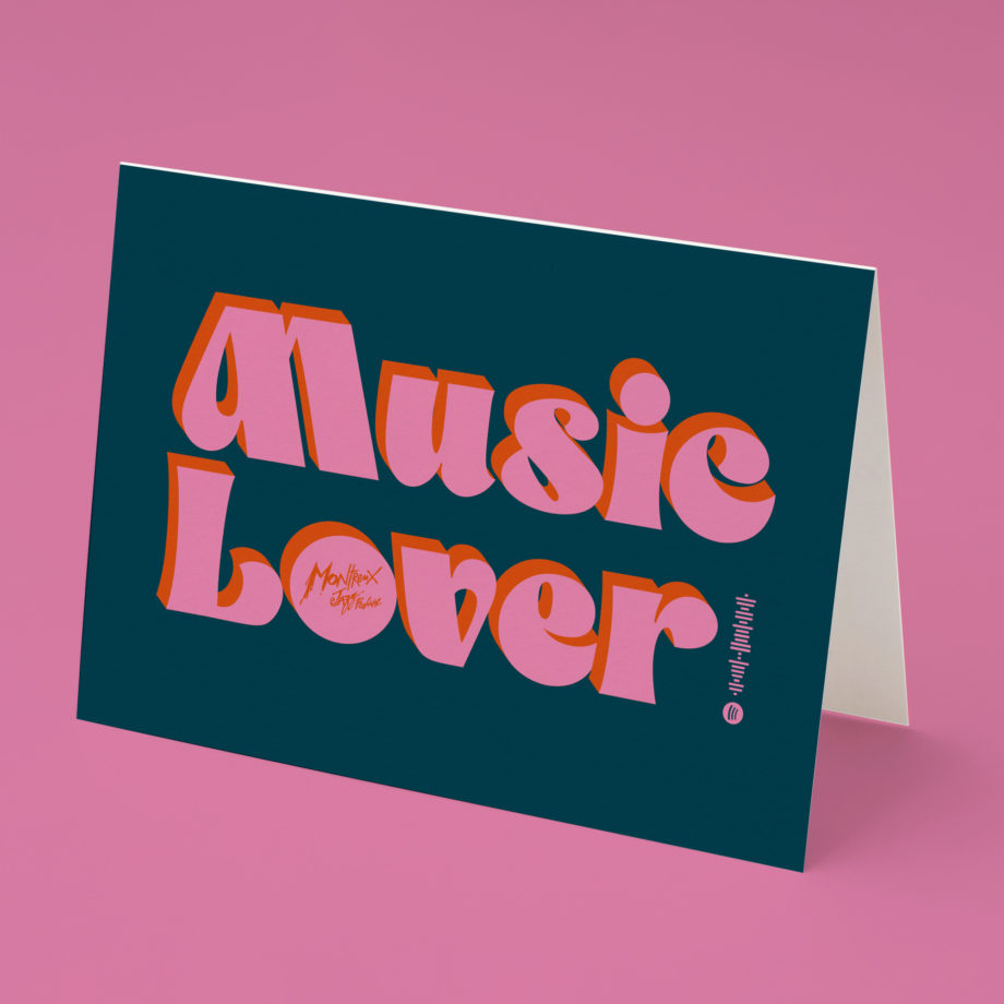 Greeting Card Music Lover Staff Montreux Jazz Music Festival