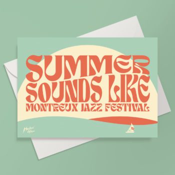 Greeting Card Summer Sounds Like Montreux Jazz Music Festival