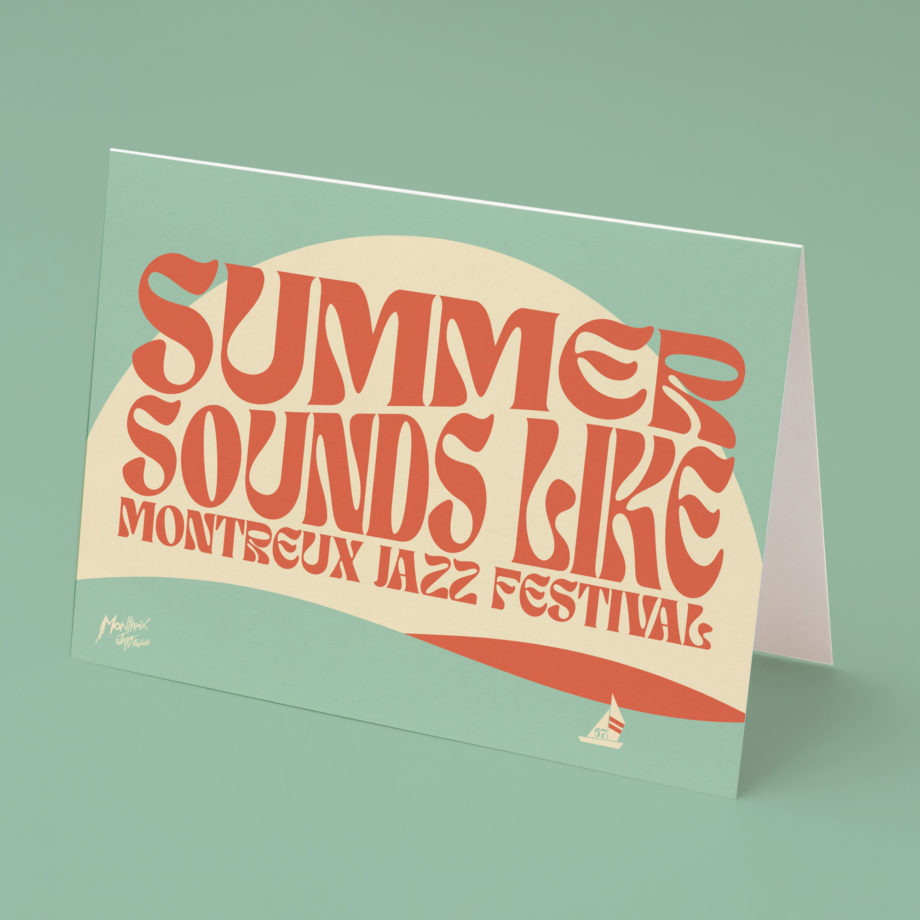 Carte de voeux Summer Sounds Like Montreux Jazz Music Festival