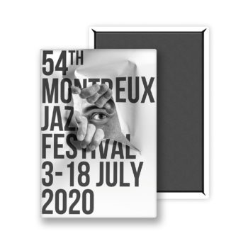 Magnet visuel affiche JR 2020 Montreux Jazz Music Festival
