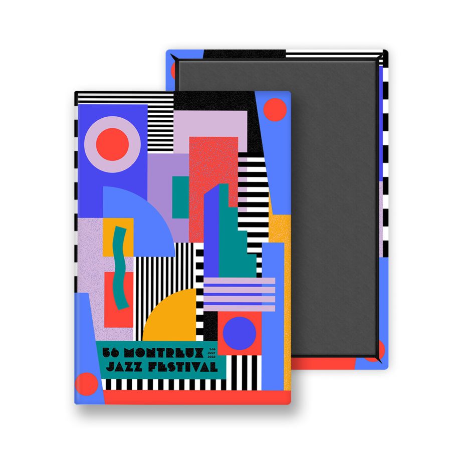 Magnet poster Camille Walala 2022 Montreux Jazz Music Festival