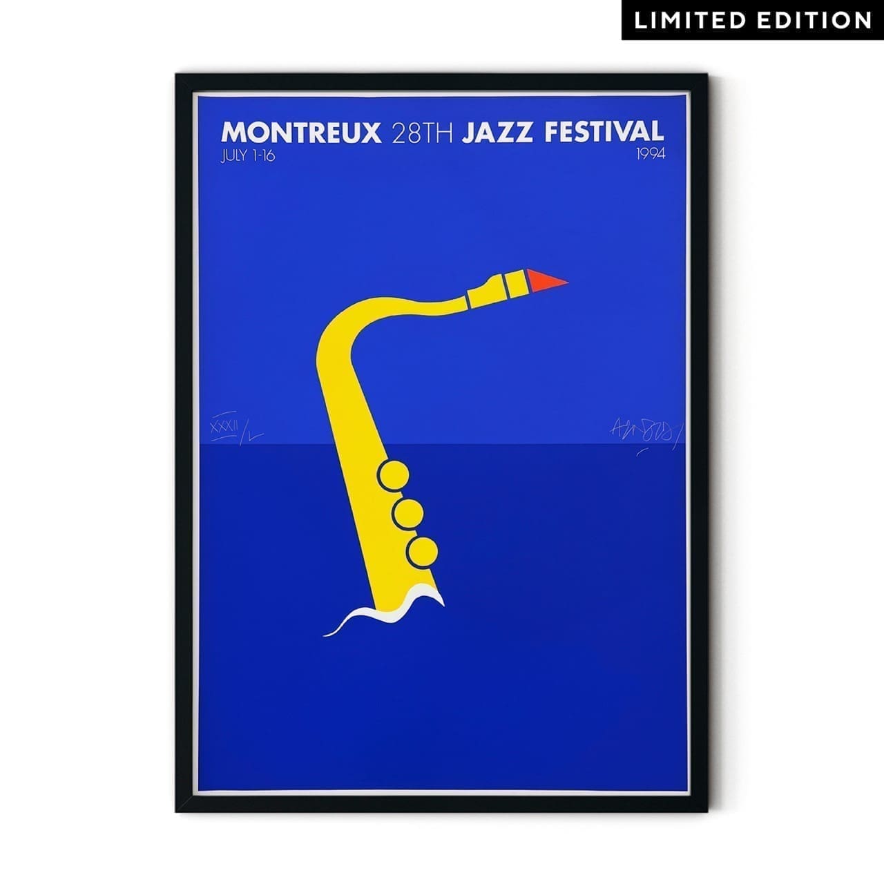 Poster Per Arnoldi, 1994, Limited Edition - Montreux Jazz Festival
