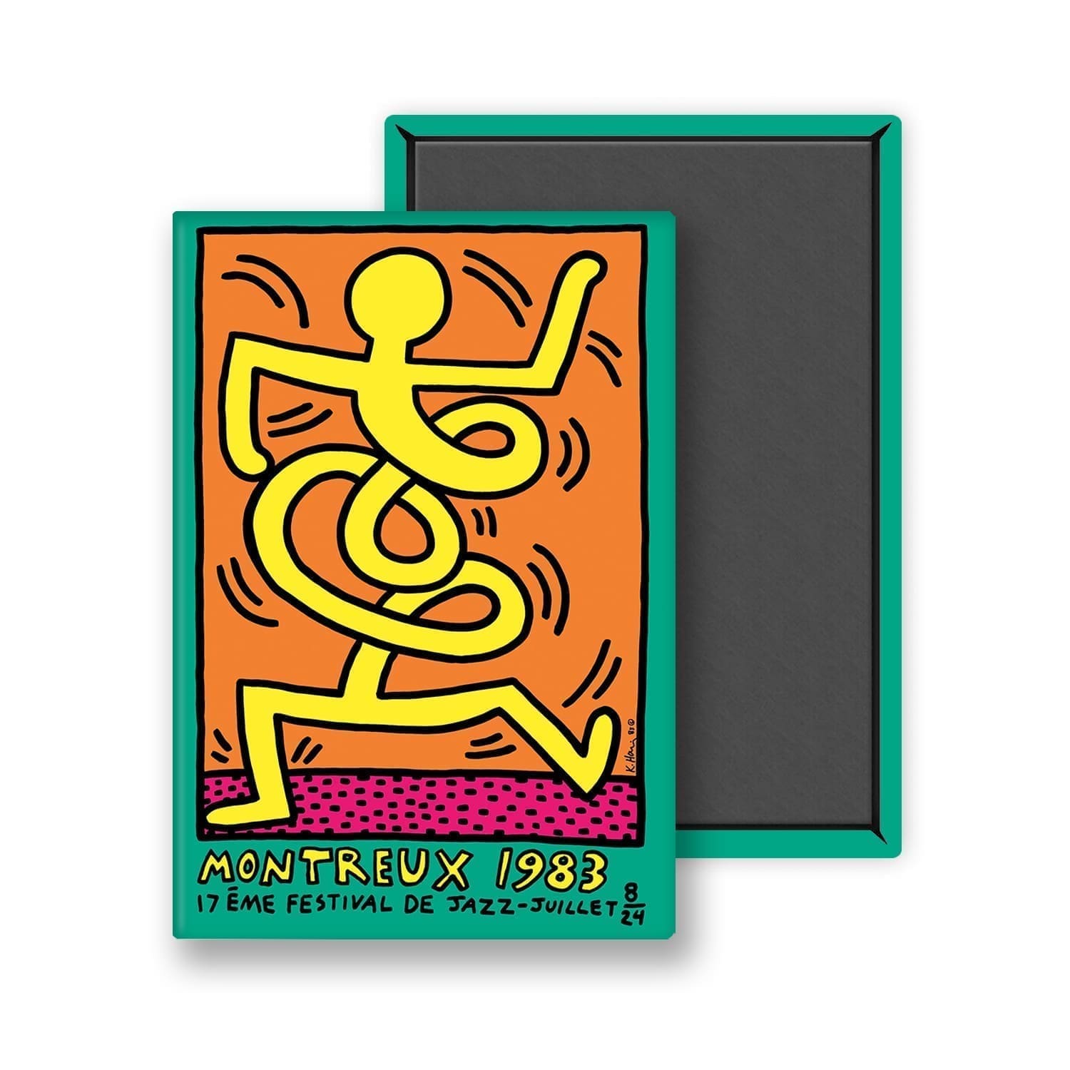 Magnet Keith Haring, 1983 – Green - Montreux Jazz Festival Shop