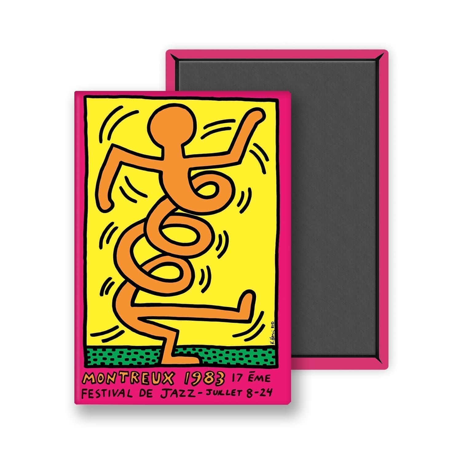 Magnet Keith Haring, 1983 – Pink - Montreux Jazz Festival Shop