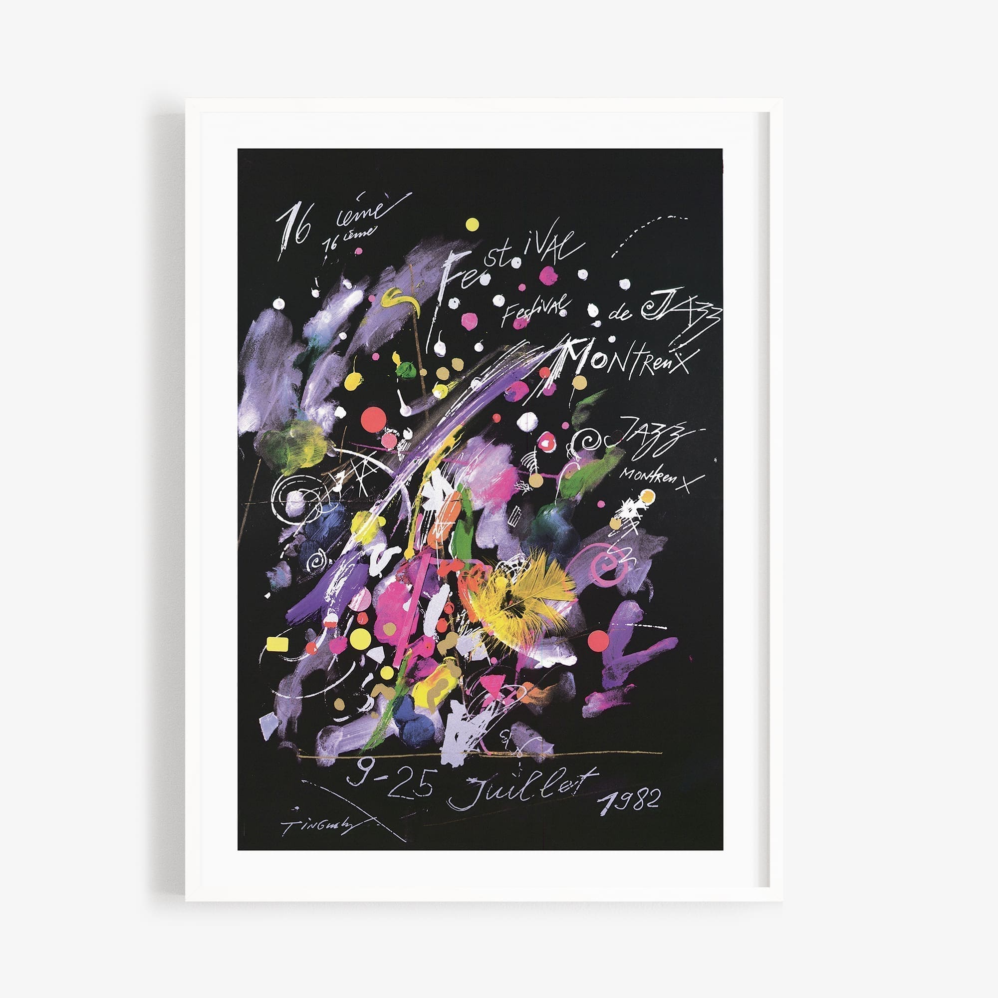 Poster Jean Tinguely, 1982 - Montreux Jazz Festival Shop