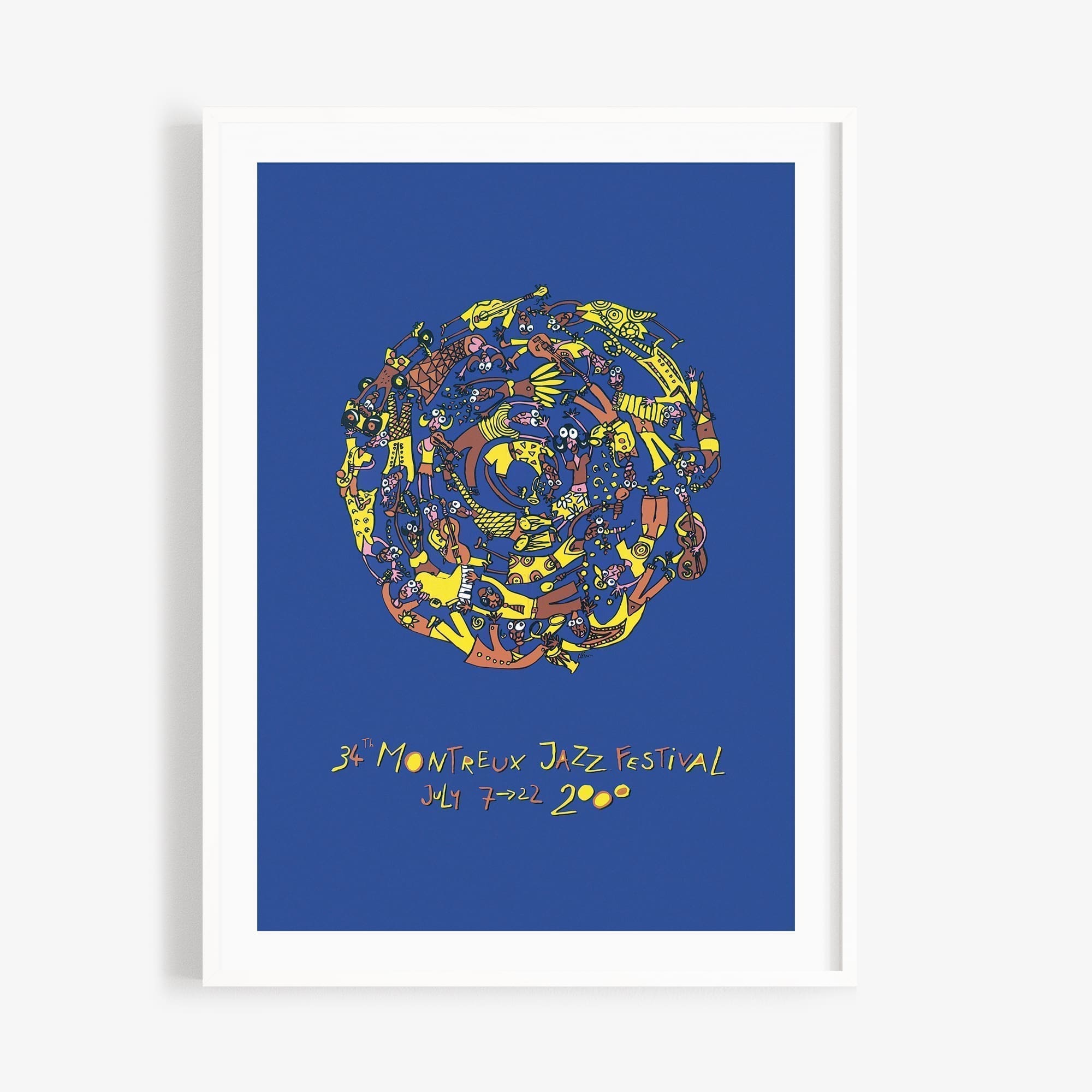 Poster Albin Christen, 2000 - Montreux Jazz Festival Shop