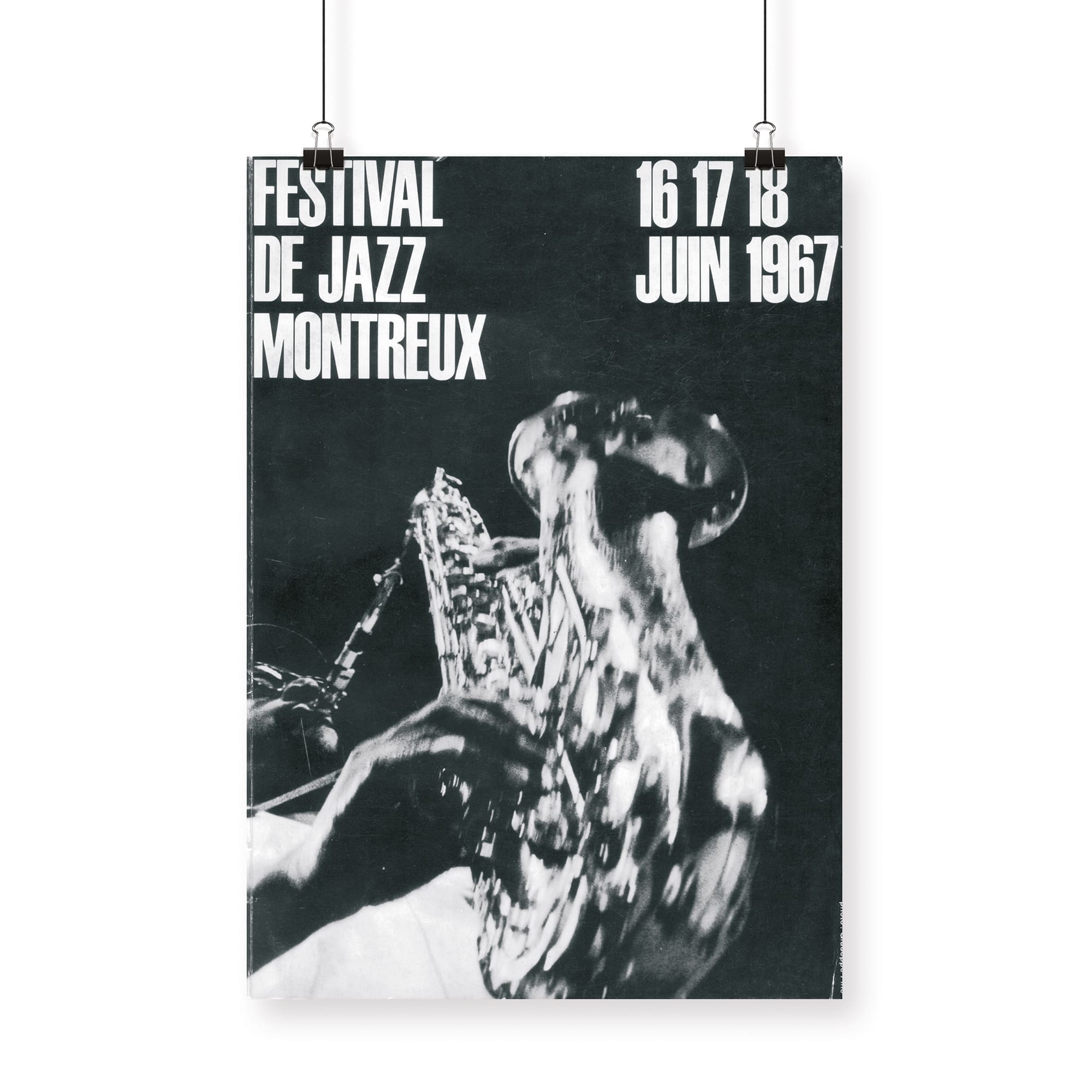 VANジャケットポスター1967 Poster Giuseppe Pino, 1967 - Montreux Jazz Festival Shop