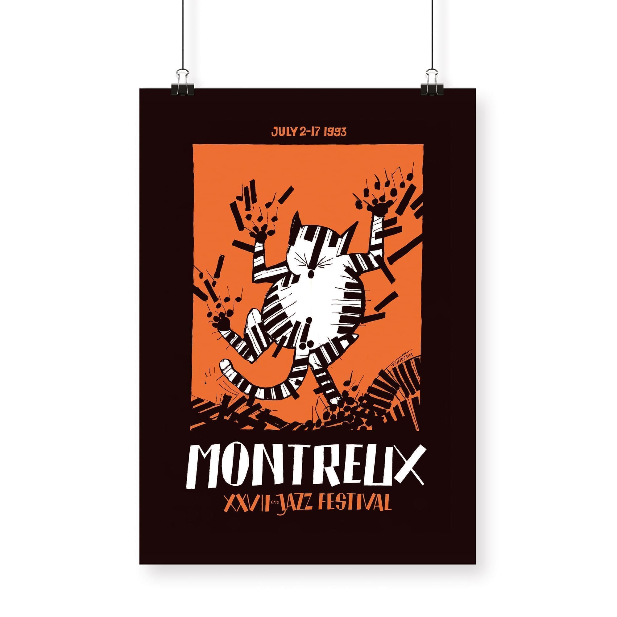 Poster Tomi Ungerer, 1993 - Montreux Jazz Festival Shop