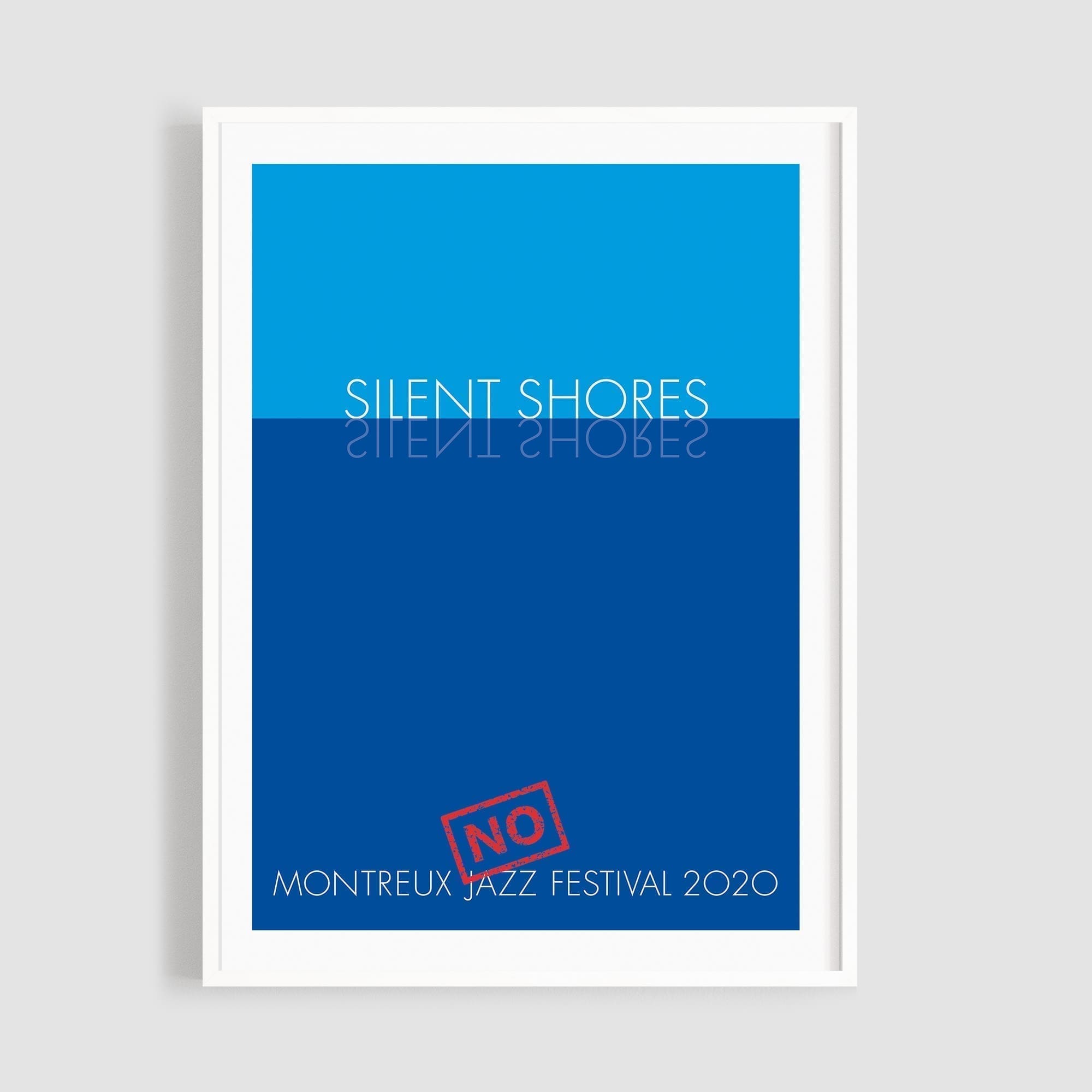 Poster Silent Shores, Per Arnoldi - Montreux Jazz Festival Shop