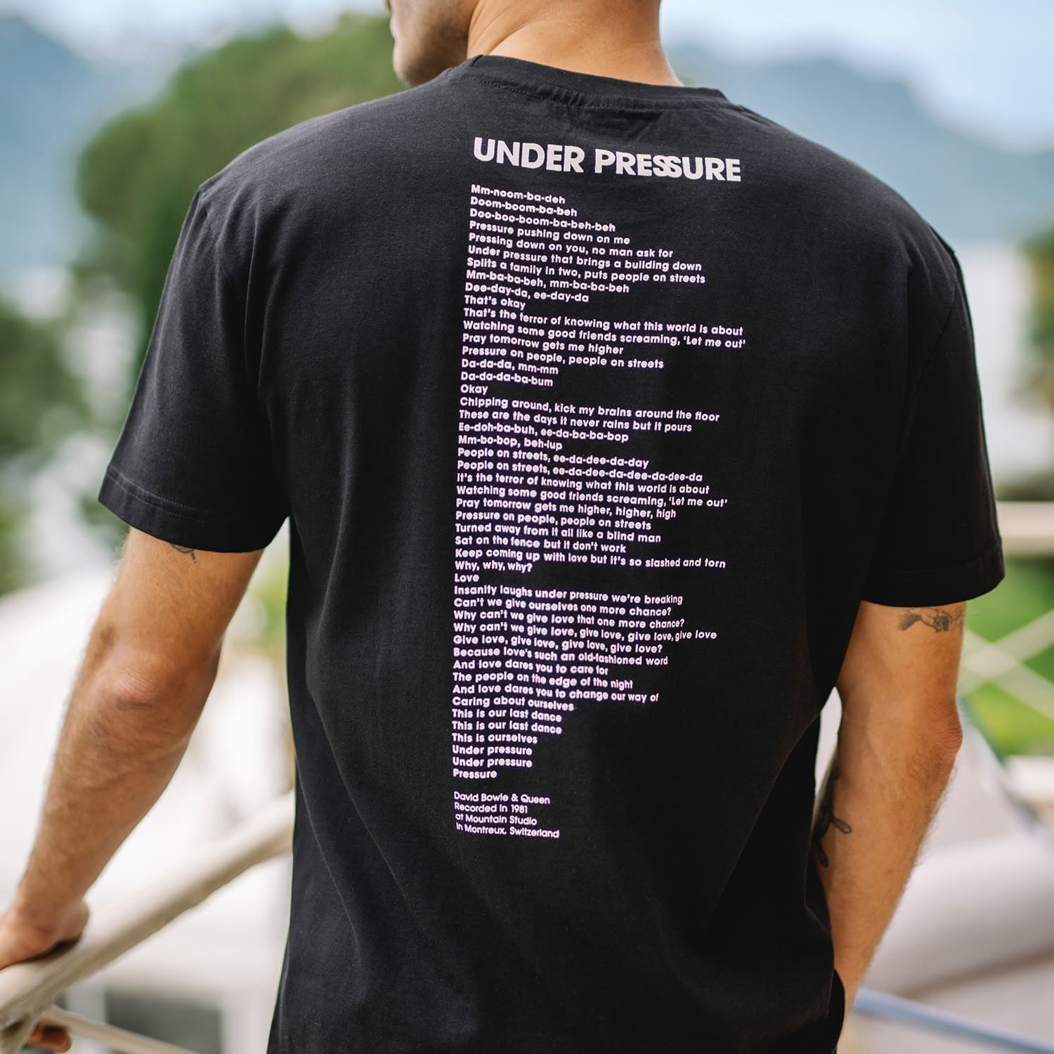 T-Shirt Under Pressure - Montreux Jazz Festival Shop