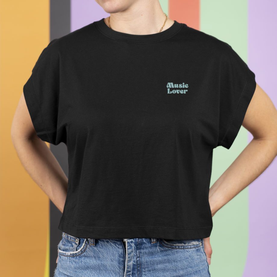Crop Top Black Music Lover Montreux Jazz Festival