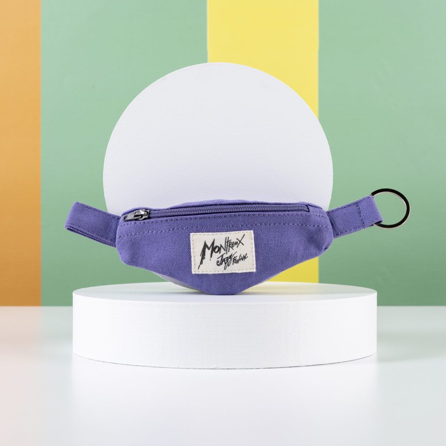 Porte clés Sac Mini Banane Lavande Montreux Jazz Music Festival