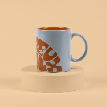 Mug Logo Vintage bleu et orange Montreux Jazz Music Festival