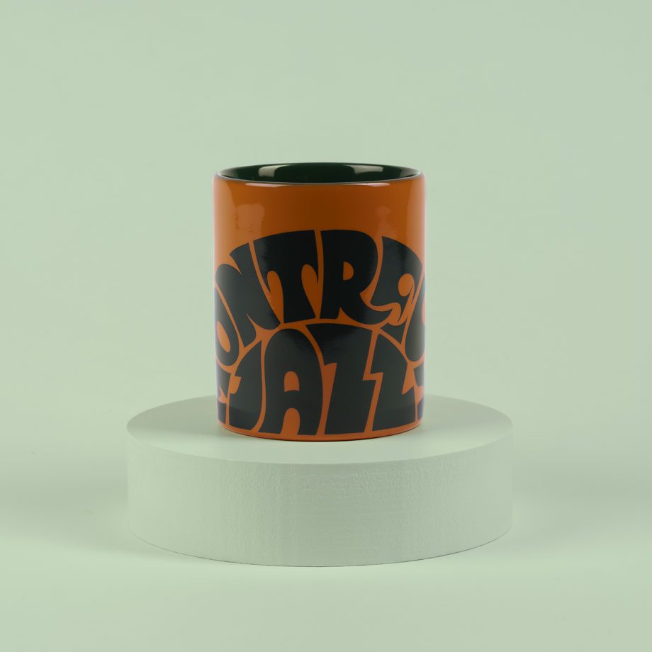 Mug Logo Vintage Orange et green Montreux Jazz Music Festival