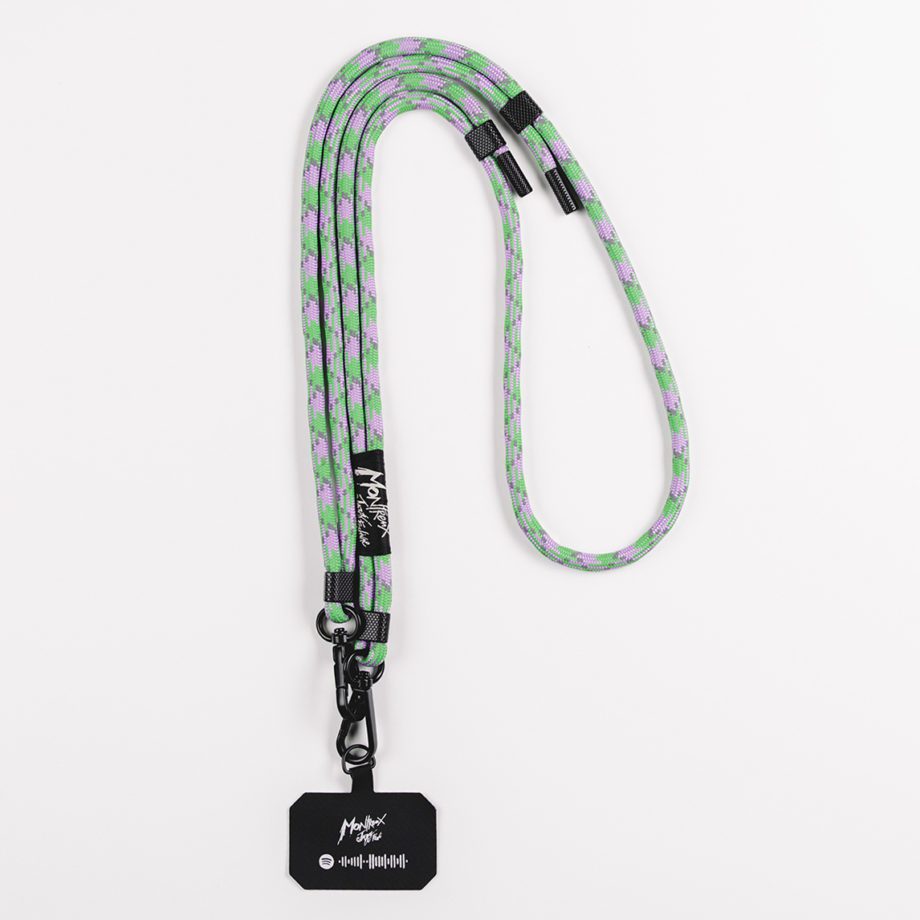 Mobile Strap Green Purple Reflective Montreux Jazz Music Festival